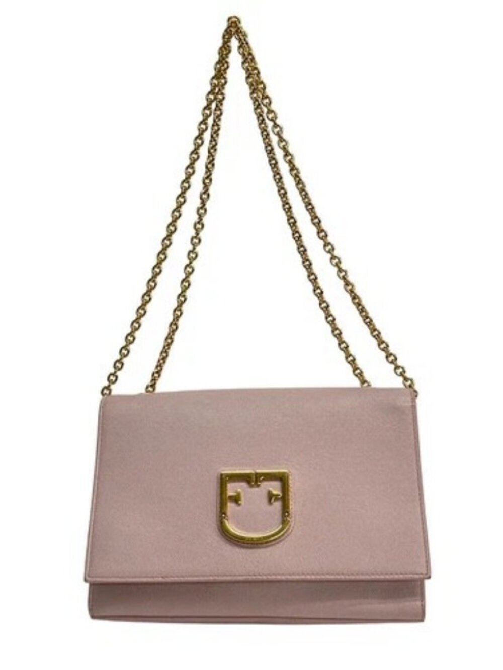 FURLA Pink Leather Shoulder Bag